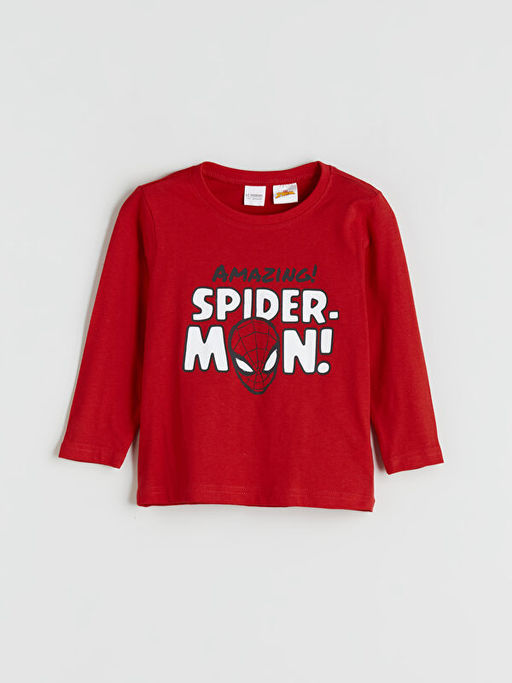 Spiderman Bask?l? Erkek ?ocuk Pijama Tak?m