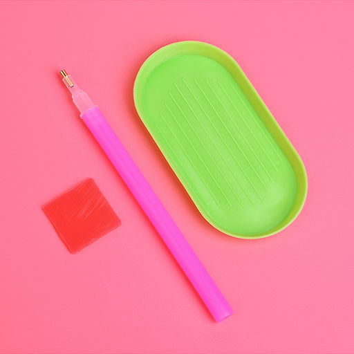 Мозаика алмазная "Малышка в ракушке" 15*20см