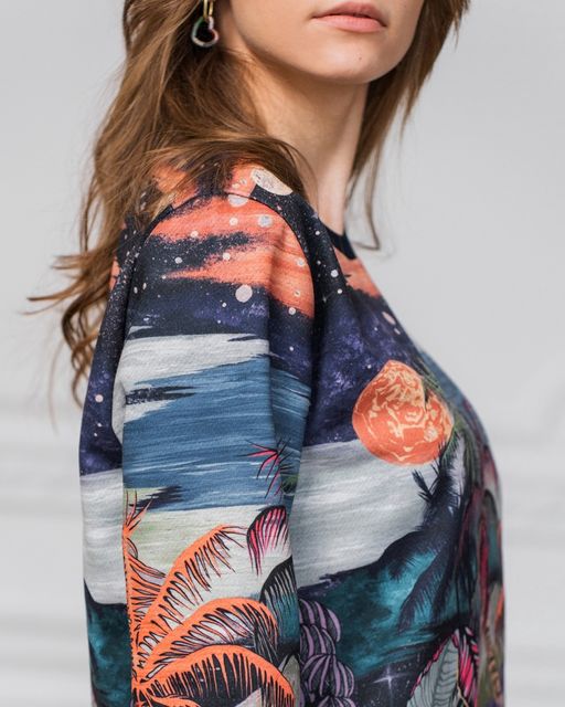 Свитшот из футера трехнитки ST002 - Sahar art lab фото 4