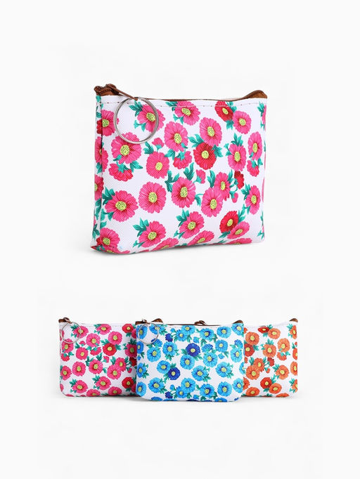 Кошелёк-монетница на молнии 11?1?8 см, с принтом, МИКС