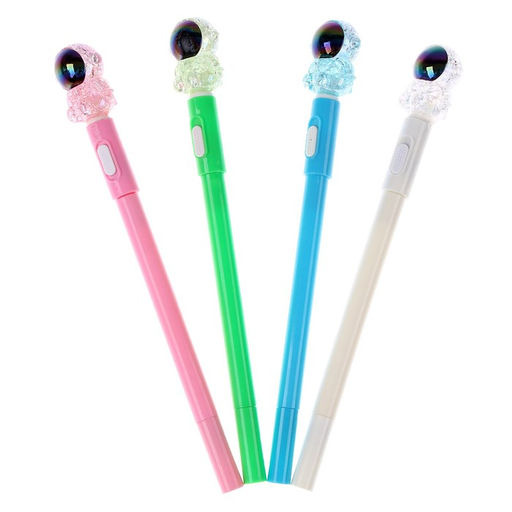 Цена за 36 шт. Ручка световая Космонавт, синие чернила, МИКС - Simaland фото 2