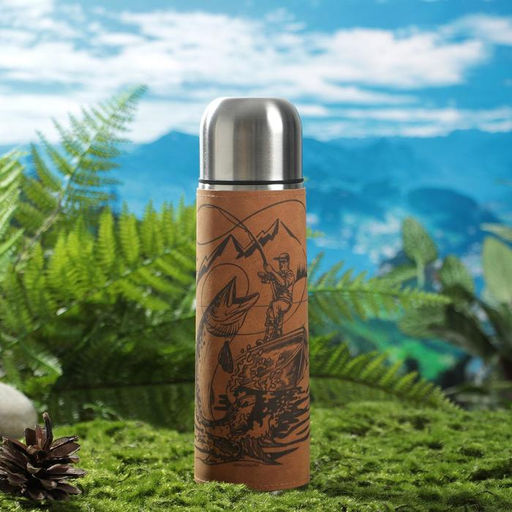 Набор Русская рыбалка, термос 500 мл, кружка 2 шт - Mode forrest фото 4