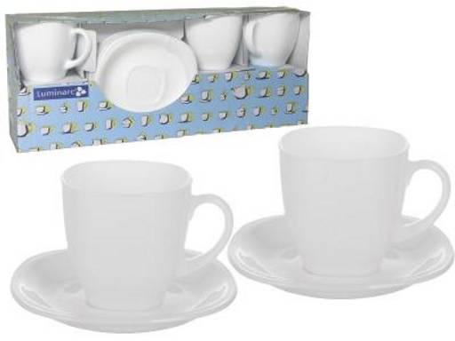 Набор чайный КАРИН БЕЛЫЙ 220мл 12 предметов