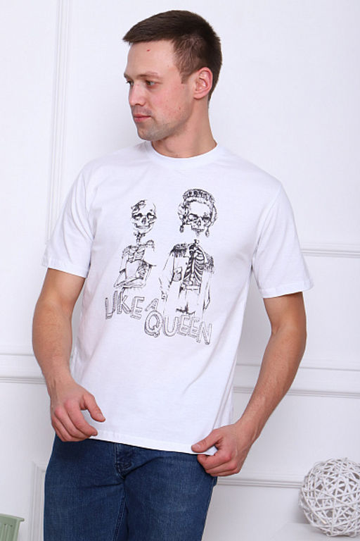 Футболка унисекс, принт Like A Queen (900-2) - Плиона фото 8