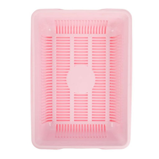 Туалет глубокий с сеткой 36 х 25 х 9 см, розовый - Simaland фото 3