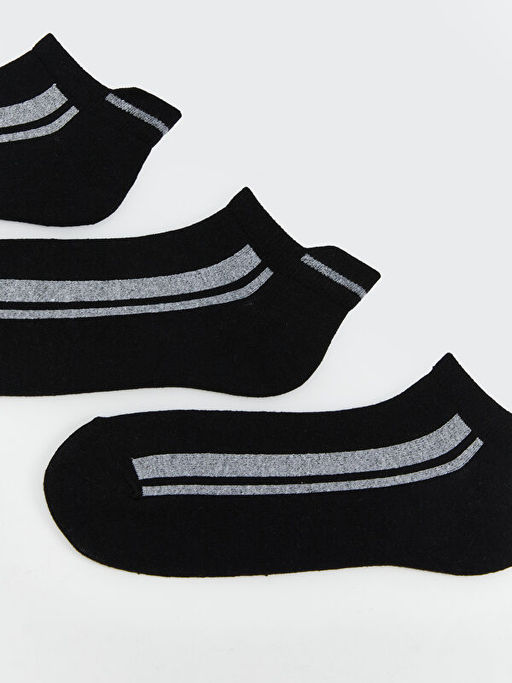 Desenli Erkek Patik ?orap 3l?