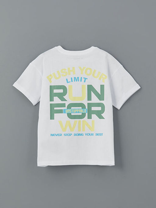 Bisiklet Yaka Erkek ?ocuk ?ortlu Pijama Tak?m?