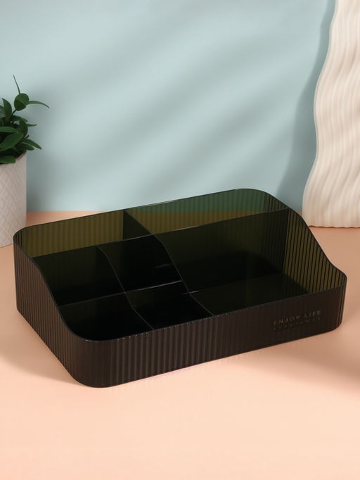 Органайзер для хранения «GREEN», 7 секций, 30×20×8 см, полупрозрачный, зелёный