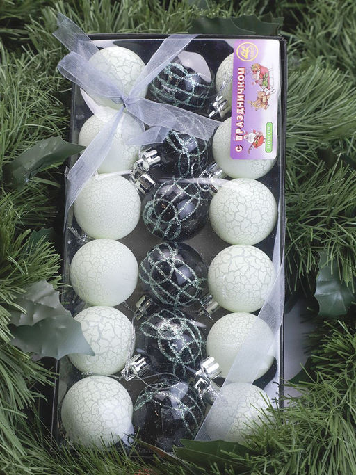 Елочные Шары 18 шт зеленые - Family фото 2