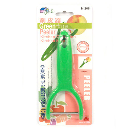 Овощечистка "Классика" плавающее лезвие, пластмассовое основание 15,3х6х1,5см, в блистере (Китай)