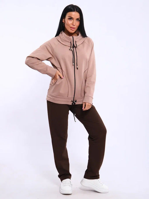 Костюм Натали 19131 кофта и брюки из футера  фото 43