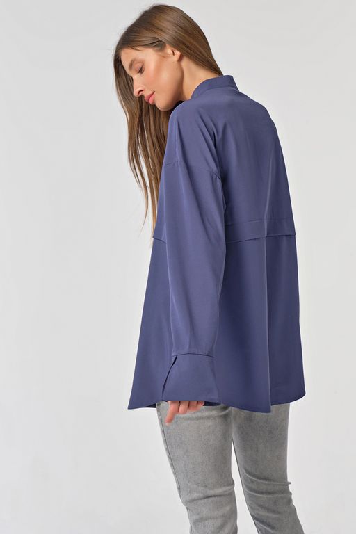 Рубашка плотная на пуговицах бежевая - Fly фото 6