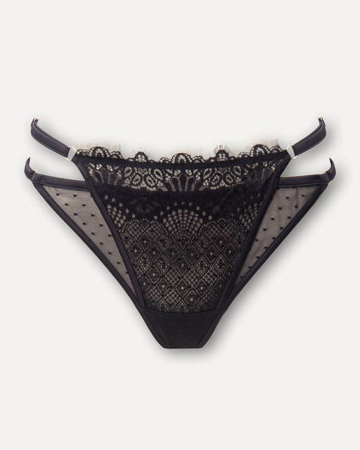 Трусы-стринги с отделкой - Deseo фото 3