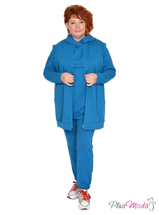 Жилет Модель №1415 размеры 44-84 - Plusmoda фото 9