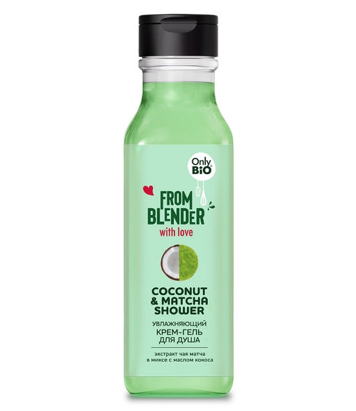 ФК /GB-8812/ From Blender with Love Крем-гель д/душа Coconut & Matcha Shower Увлажняющий 370мл.15