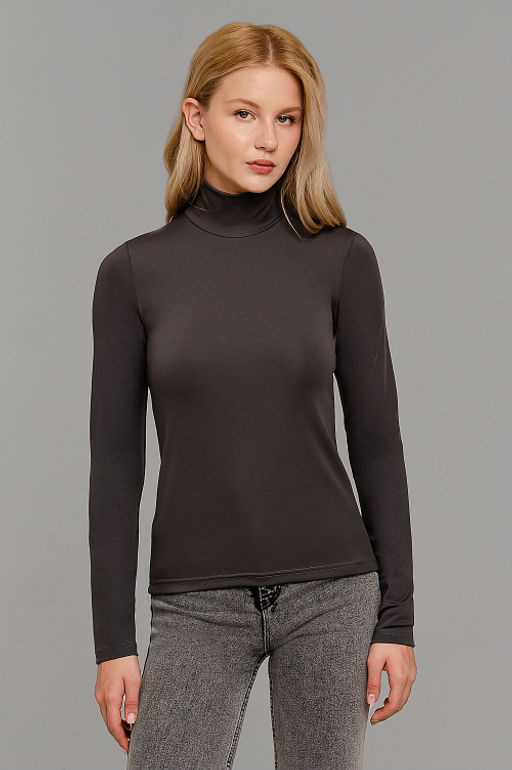 Арт.12803/6 Водолазка женская 42-50 (5 шт) Цвет:графит - Калинка фото 9