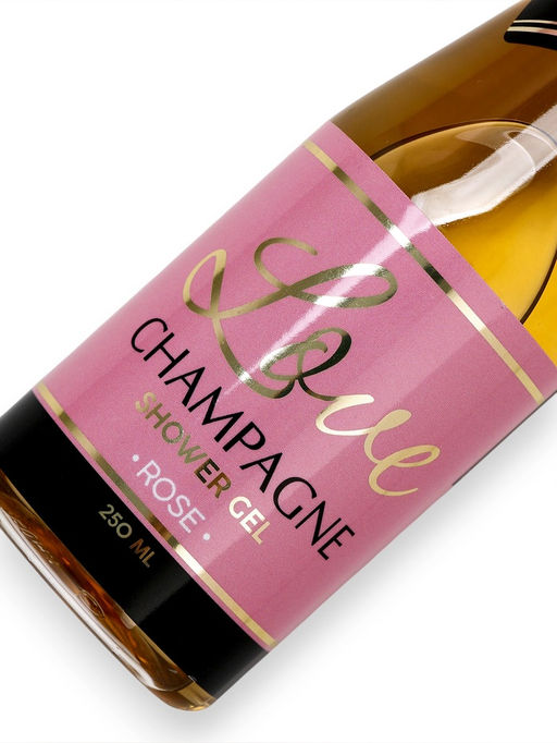 Гель для душа во флаконе шампанское Love Champagne, 250 мл, Чистое счастье фото 4