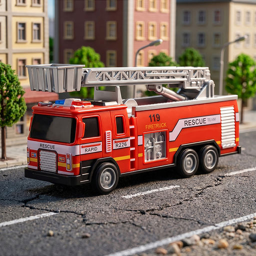 Набор машин "Служба спасения" (инерционная) в коробке