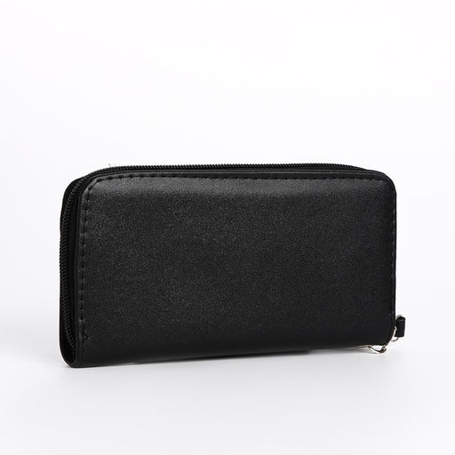 Кошелёк на молнии, цвет чёрный - Simaland фото 2