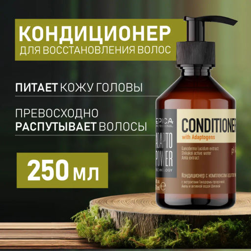 EPICA Professional Кондиционер для восст. и укрепл. волос с компл. адаптогенов ADAPTO POWER, 250мл