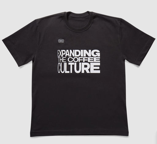 Футболка "Expanding the coffee culture" черная, размер S