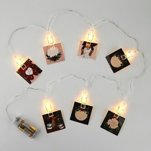 Гирлянда светодиодная с прищепками «Чудес в новом году», 1.5 м