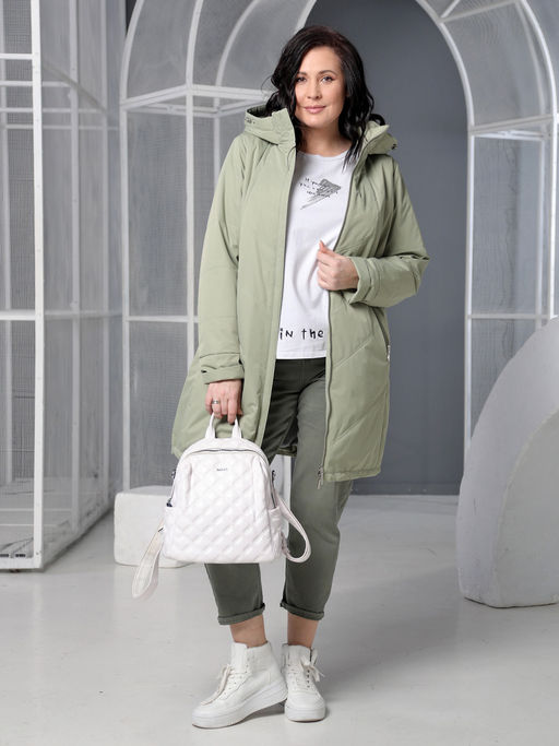 25119 Плащ утепл. оливковый