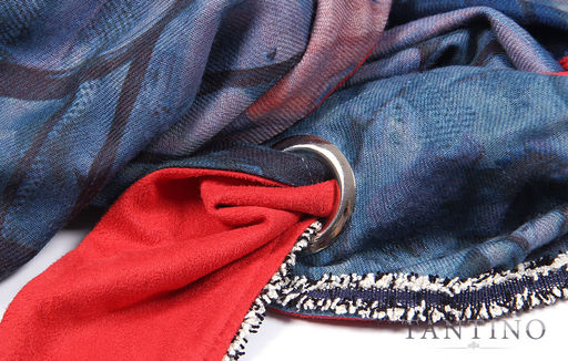 Яркая, креативная, двусторонняя косынка ручной работы - Tantino фото 4