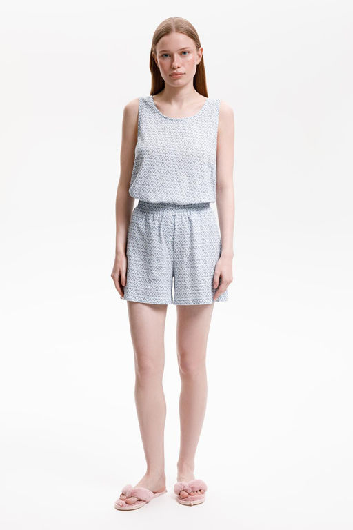 Е 20147/сахар,восточный орнамент пижама жен