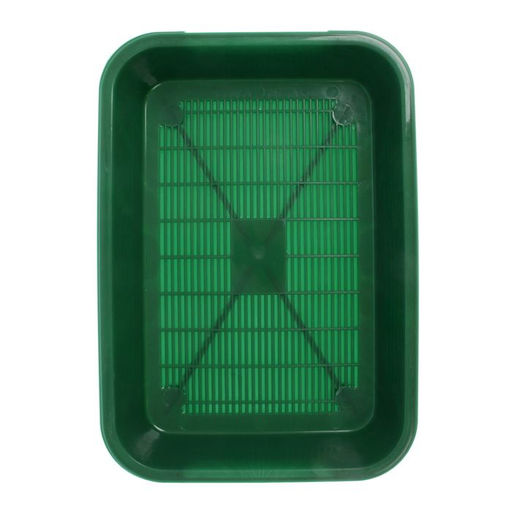 Туалет средний с сеткой 36 х 26 х 6,5 см, зеленый - Simaland фото 4