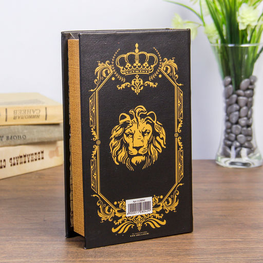 Шкатулка книга-сейф «Сила власти», дерево, искусственная кожа, 21×13×5 см