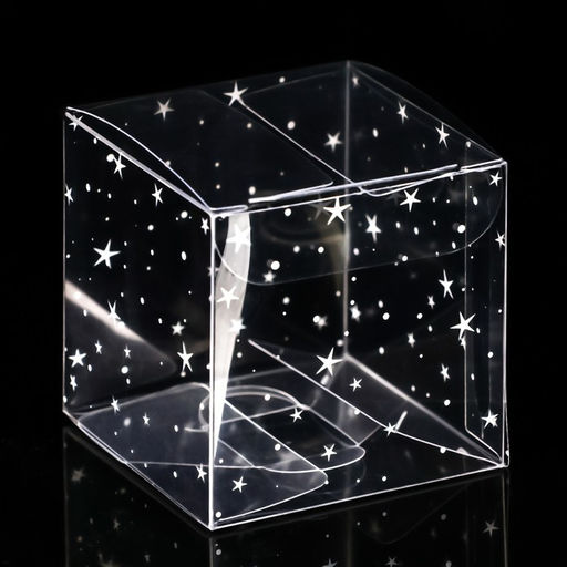 Цена за 5 шт. Складная коробка из PVC Звёздный горошек, 5 x 5 x 5 см