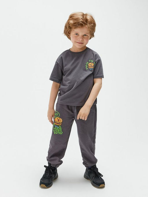 ACOOLA / Брюки детские для мальчиков Fawn_pt темно-серый  фото 6