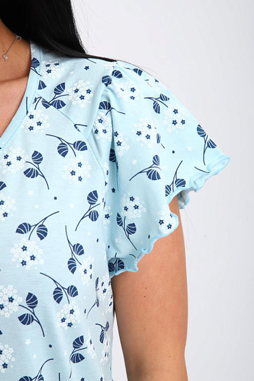 Сорочка женская (01064 синий) - Плиона фото 19