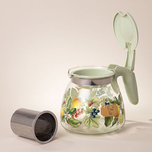 Чайник заварочный 900 мл AGNESS с фильтром "Фрукты" арт. 885-114