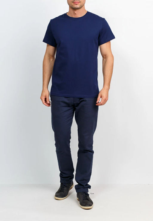 Футболка мужская короткий рукав GREG TS521-3920 (т.синий)