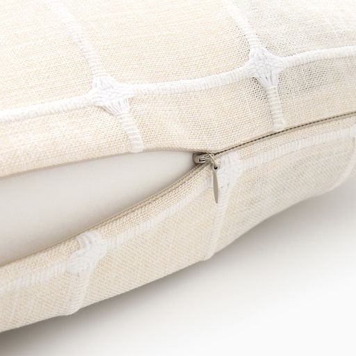 Наволочка декоративная Этель Квадраты цвет молочный,45х45 см полиэстер  фото 10