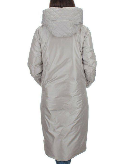 EAC327 LT.GRAY Пальто зимнее женское (200 гр. холлофайбера) - Fashion фото 5