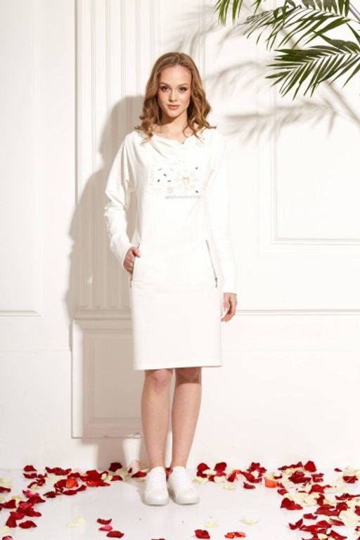 Платье AMORI 9471 молочное  фото 2