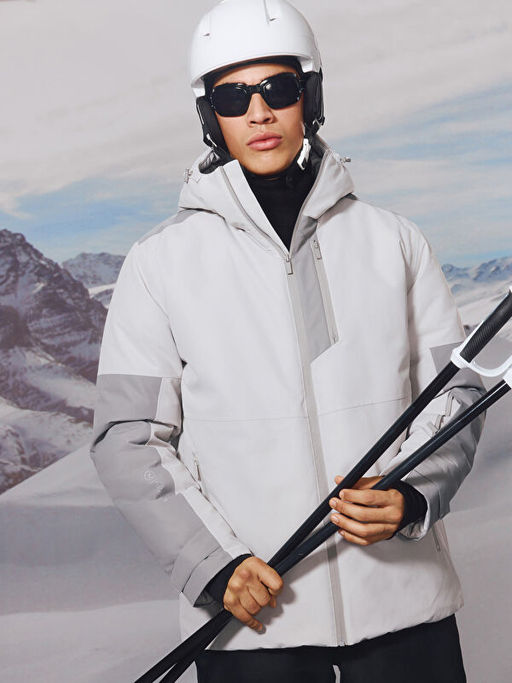 Standart Kal?p Kap??onlu Erkek Kayak Montu