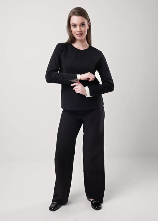 256728/160кдт Джемпер женский (ЧЗ)