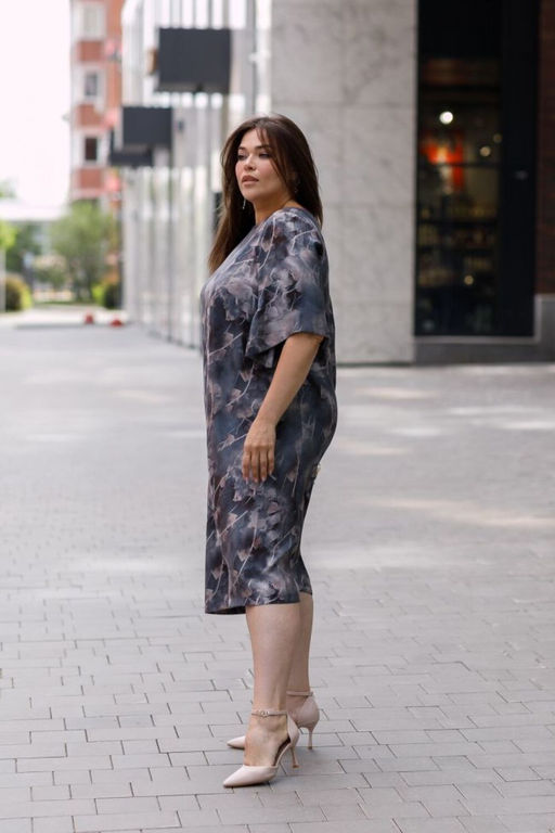 Платье Luxury Moda 1443 серый