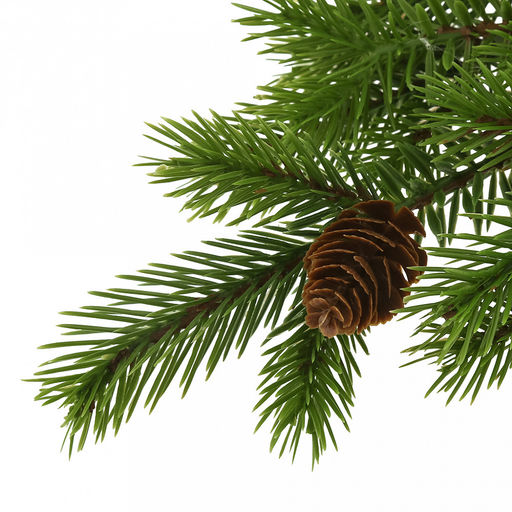 Декоративная гирлянда Ель 51см, малая, с шишками, пластик, зеленый (Россия) - Домашняя мода фото 5