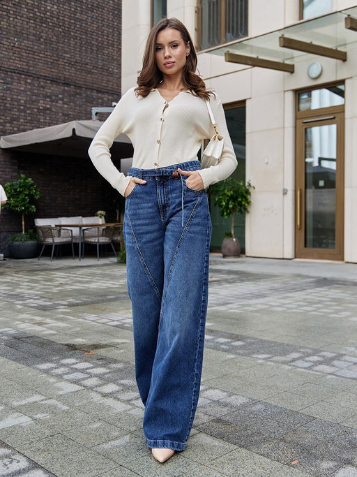 Женские джинсы арт. 19848 - F5 фото 3