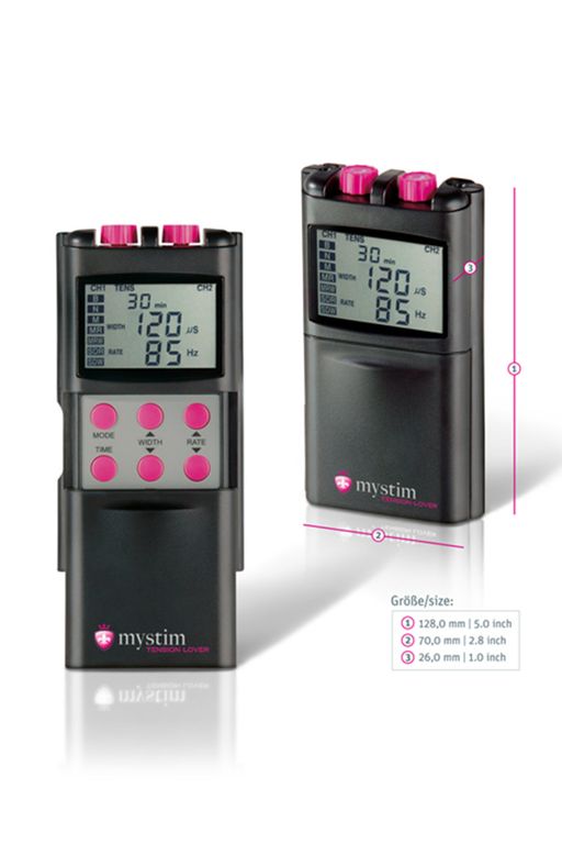 Источник импульсов Mystim Tension Lover digital, 7 программ, черный  фото 5