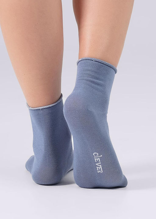 CLE Носки жен.Д307 хл+эл осл.р чёрный - Clever wear фото 12