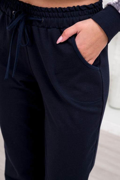 Костюм женский из футера Скарлетт космос - Амадэль фото 4