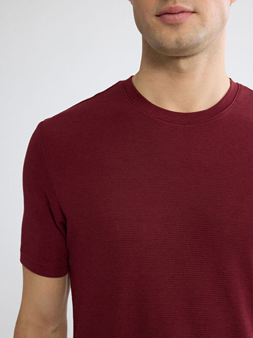 Bisiklet Yaka Penye Erkek Ti??rt