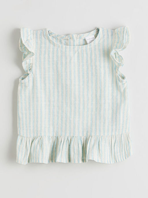 F?rf?rl? K?z Bebek M?slin Bluz ve Pantolon