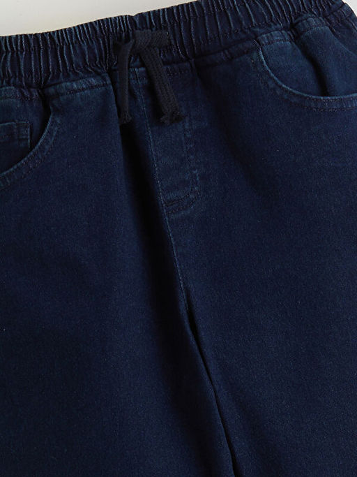 Beli Lastikli Polar Astarl? Erkek ?ocuk Jean Pantolon